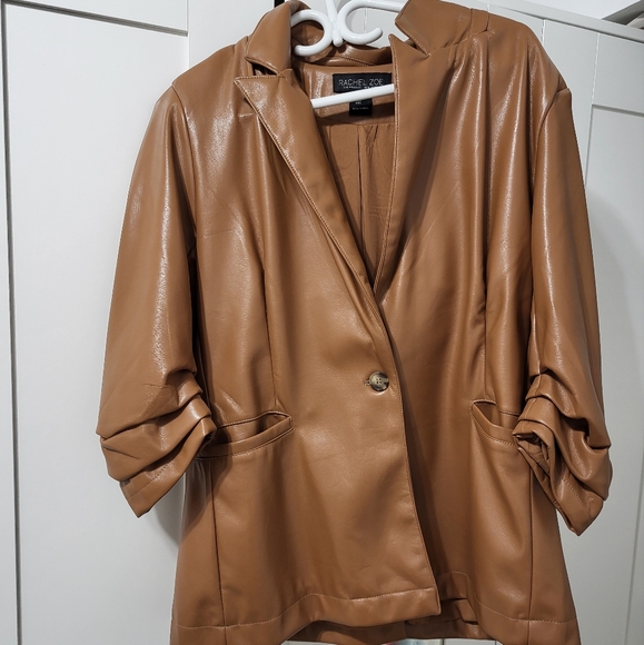 Rachel zoe pleather jacket - Picture 5 of 8